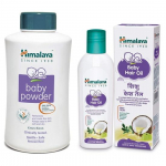 Himalaya Beebipulber, 700G & Baby Hair Oil 200 ml