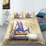 3D Prinditud &uuml;lipeenest kiust voodipesukomplekt King Queen voodi suletekikott padjap&uuml;&uuml;r 2/3 tk Euroopa ja Ameerika stiilis voodikate kodutekstiil Baby 100x135cm