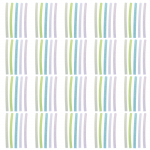 100 v&auml;rvilist minikuumliimipulka 7x100 mm k&auml;sit&ouml;&ouml;ks ja kiireks remondiks Erinevad v&auml;rvilised koolitarbed kollane