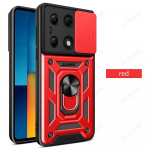 Libistage kaamera kate Redmi Note 13 Pro 4G &uuml;mbrisr&otilde;nga aluse kaitsetelefonile POCO M6 Pro Redmi Note 13 Pro 4G Capa jaoks Redmi Note 13 Pro 4G must