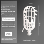 Loquat korjamine Bayberry t&ouml;&ouml;riist Aiakorv puuviljakorjaja pea Plastikust puuviljakorjamise t&ouml;&ouml;riist k&otilde;rgel k&otilde;rgusel puuviljakorjaja A2