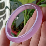 Looduslik roosa ahhaadi k&auml;ev&otilde;ru moekas amulett smaragd k&auml;eehe kingitus 54MM