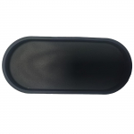 Suur ovaalne silikoonist alus Mugavad ehete hoiualused Vannitoa leti korraldaja elliptiline aroomiteraapia kaubaalus must