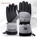 Talvised soojendusega kindad Akutoitega termomootorratta soojenduskindad Veekindel puuteekraan K&auml;tesoojendaja Rattas&otilde;it Suusatamine &Otilde;ues 1 pair of heating gloves
