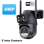 12MP 6K HD V&auml;line WiFi IP-kaamera V&auml;litingimustes 8x Suum Kolme Objektiiviga Kahekuvariline Automaatne J&auml;lgimine Turvakaitse CCTV J&auml;relevalve iCSee Rakendus 4MP Camera