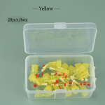 Korduvkasutatav hambaravi niisutamise endon&otilde;ela ots 31GA k&uuml;&uuml;narnuki kahepoolne auk juurekanali puhastuss&uuml;stla eesmiste ja purihammaste jaoks kollane