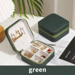 Kaasaskantav ehtekarp Ehete ehete korraldaja Kuva Reisi ehtekarbid Nahast hoiustamise T&otilde;mblukk Juveliirid Ehtekarp 1pc pruun