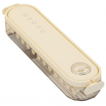 Pelmeenikast l&auml;bipaistev pelmeenide s&auml;ilituskarp, &uuml;he-/kahekihiline toiduainete s&auml;ilituskonteiner k&uuml;lmkapi jaoks Single Layer