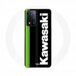 Coque Maniacase pour Oppo A93s 5G Kawasaki Floride Moto Marseille logo
