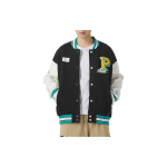 PUMA v&auml;rviplokkide kirjamustriga vabaaja &uuml;he n&ouml;&ouml;biga pikkade varrukatega jakk Unisex jakid Must 625797-01 M