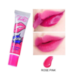 fizz non-removable lipstick liquid lipstick cosmetics lip-off mask for women 6 colors, 04-Rose Pink, 1 piece, 2.04 Rose Pink pink