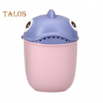 Beebivanni loputustops juuste ja keha loputamiseks koos lihtsa k&auml;epidemega Cartoon Animal Shape rahustav veevooluga vihmadu&scaron;&scaron; lastele m&otilde;eldud vannim&auml;nguasi