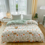 Aloe Vera puuvillane tekikate &ndash; &uuml;hekordne, 1,5 m/1,8 m, standardpikkus 2,2 m 1.8*2.2 Single Quilt Cover