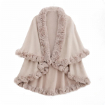 S&uuml;gis-talvine naiste kahekihiline kunstkarusnahast keep-kardigan-mantel One Size beež