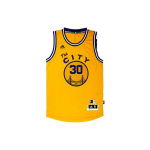 Adidas Golden State Warriors NBA Stephen Curry 30 Linna S&auml;rk Mugav Spordikorvpalli Tank Top Meeste Topid Kollane 7412A-3GA-K91199 S