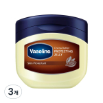 Vaseline Protecting Jelly Body Butter Cocoa Butter Flavor, 100ml, 3 pieces blue