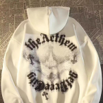 Hongkongi stiilis retro kampsun meeste kevad-s&uuml;gis meeste kapuutsiga kampsun Ameerika raskekaalu high street ins moem&auml;rk baggy mantel M must