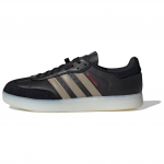 adidas Velosamba Leather Black Cyber Metallic Unisex Sneakers Core-Black Pure-Ruby IH5214 40⅔