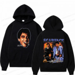 Film Scarface Hoodid Mehed Naiste Mood Hip Hop Hoodie Laste Mantlid Naiste Dressid Tony Montana Riietus Naiste Spordidressid T&uuml;druk M