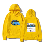 Juice Wrld Rapper Naiste Unisex Kapuutsiga Dressipluus T&auml;navastiililine Vabaaja Kampsun Pop Hip Hop Dressipluus Talvine Pikkade Varrukatega Streetwear XXXL kollane