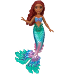 Mattel Disney film Little Ariel Mini Doll sabauime saab liigutada aastaid vanaks ja HNF43 / Live-action Merineitsi / [Nukk / Nukk] [S&auml;delevalt] [3 roheline