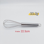 T&auml;isroostevabast terasest 6-juhtmeline k&auml;sitsi munavaht k&ouml;&ouml;gis k&uuml;psetamiseks 8 inch stainless steel