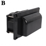 Aksessuaarid DC12V 6W &otilde;hupuhasti v&auml;ljalaskeventilaator must/valge &otilde;hutusava kiirv&auml;ljalaske&otilde;li imemise k&ouml;&ouml;giventilaator matkaautole