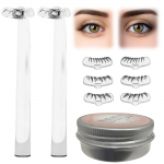 Kohe vormivad ripsmed, 2 t&uuml;kki pikka pulka, 3 paari v&otilde;ltsripsmemalle, tindipadjaga, looge erinevaid ripsmestiile 10 ml One Size beež