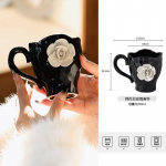 Kruus Prantsuse k&otilde;rge v&auml;limuse tase Kohvikruus hommikus&ouml;&ouml;gi piimakruus Kontori pere kasutamiseks M