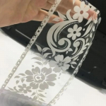 Uued pitsist PVC seinakleebised elutoa akende servade kaunistuste jaoks Ukse v&ouml;&ouml;joon Kapp Veekindel isekleepuv DIY Decor