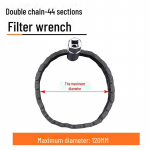 Green Forest kolme k&uuml;&uuml;niga keti &otilde;lifiltri mutriv&otilde;ti Double chain-44 sections