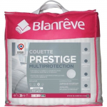 Couette chaude 220x240 cm BLANREVE PRESTIGE Multiprotection - 100% Polyester - 2 Personnes - Satin ray&eacute;