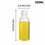 1000 ml pigistatav maitseainepudel Multifunktsionaalne kaste &Otilde;lipudel karjuv &otilde;li kontrollpudel k&otilde;rge temperatuur 500ml