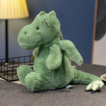 Lendav Draakon Pehmed M&auml;nguasjad Kawaii Loomad Dinosaurus Padi T&auml;idisega Pehmed Nukkud Lastele Beebidele Seltsiks Peluche Kingitus 30cm roheline