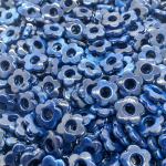 Akr&uuml;&uuml;l Retro Gradient Viie kroonlehega Lillehelmed DIY ehete ja juukseaksessuaaride jaoks 14mm, 50 pieces