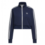 Adidas Originals Spordijakk Vintage Seisukrae Vabaaja Spordit&otilde;mblukk Triibuline Pikkade Varrukatega Jakk Naiste Jakid S&uuml;gav-Indigokarva KB8950 L