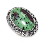 Natural Ruby Zosite Gemstone 925 Sterling Silver Jewelry Ring Size 7 k2e01