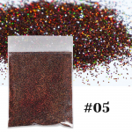 10g mixed color nail art glitter powder holographic laser dust nail Sequins bulk DIY epoxy resin nail art filler 5*7 cm