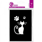 Pochoir Adhesif Attrape Chats 7x10 - {couleur}