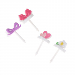 8 tk Puuviljakahvliga toidukvaliteediga plastikust minimultifilmi lastele kook puuviljast hambaork Bento l&otilde;unas&ouml;&ouml;k Bento tarvikud peokaunistus