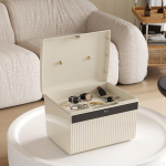 Coded Lock Storage Bin for Document Organization at Home Or Dorm 28cmx21cmx18cm