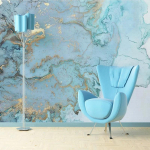 3D Fototapeedid Sinine Tekstuur Marmorist Seinapaber Elutuba Teler Diivan Magamistuba Kabineti Seinakatted Dekoratsioon 250 cm(W) x 160 cm(H) gray