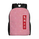 Kohandatud Demon Slayer Kimetsu No Yaiba Seljakotid Anime Manga Kolledži Kooli Reisikotid Naised Mehed Raamatukott Mahutab 15-tollise S&uuml;learvuti 11.5x30x41cm