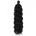 Juuksepikendused Heegeldatud punutised S&uuml;nteetilised Juuksed Afro Curl Hawaii Ombre Lokkis Blond Water Wave Pats Naistele 4Pcs/Lot-24inches