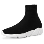 Klassikalised Must Valged Odavad Kingad Meestele Naistele Hingav V&otilde;rk Vabaaja Tossud Meeste Sissevibutatavad Sokid Kingad Meeste Zapatillas De Hombre 40 black