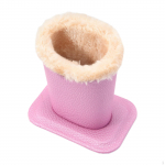 Compact Glasses Stand with Soft Lining, Ideal Organizer for Sunglasses in Bedroom Or Living Space pruun