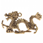 1 tk massiiv messingist Zodiac Dragon Small Statue lauaarvuti ornament Feng Shui Decor MIT