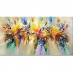 Kaasaegne suur abstraktne maalikunst V&auml;rvilised lilled plakatid l&otilde;uendimaal Elutoa seinakunst Dekoor Pilt Kodukaunistus 20*40cm