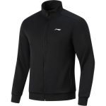 Li Ning Fitness Series Br&auml;ndi logo Vabaaja mugav p&uuml;stkraega kampsun-dressipluus Meeste dressipluus Must AWDU395-4 M