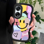 V&auml;rvitud muster Big Wave Edge pehme silikoon materjal Macaron telefoni &uuml;mbris p&otilde;rutuskindel kaitsev kummist &uuml;mbris OPPO Reno Realme jaoks Realme Narzo 50I Prime roosa
